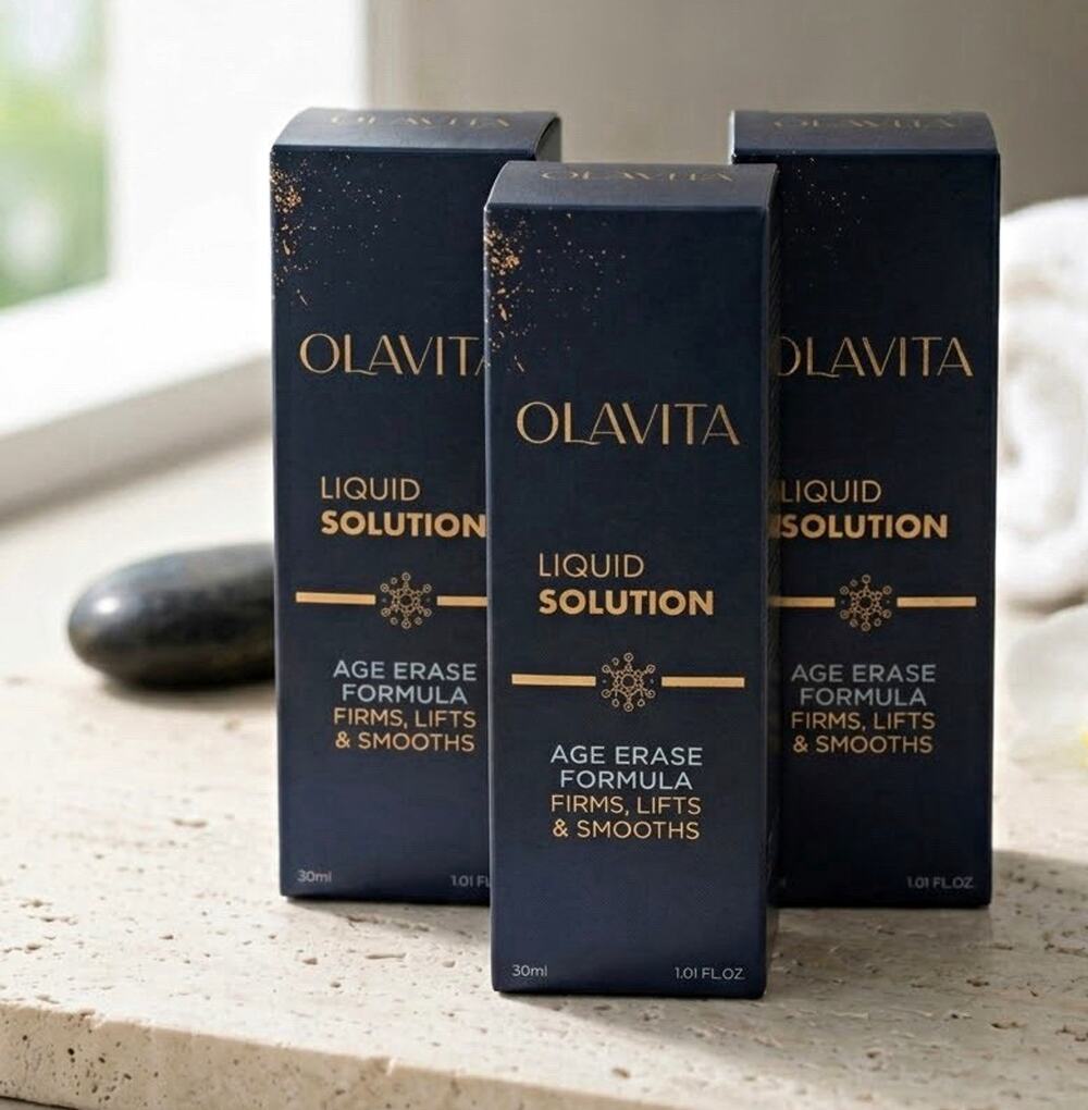 Lot of 3 OLAVITA Solution Age Erase Anti-Aging Serum (30ml / 1.01 fl. oz each)